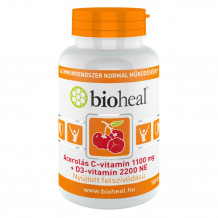 Bioheal acerolás c-vitamin 1100mg+d3 vitamin 2200ne 105db