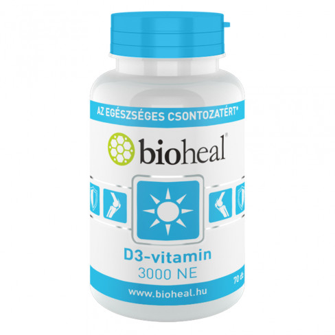 Vásároljon Bioheal d3-vitamin 3000 ne 70db terméket - 2.069 Ft-ért