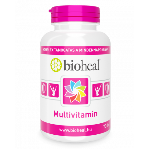Vásároljon Bioheal multivitamin 1350mg 70db terméket - 2.825 Ft-ért