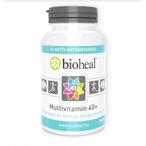 Vásároljon Bioheal multivitamin 40+ 70db terméket - 3.244 Ft-ért