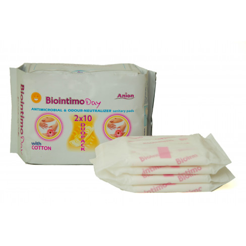Vásároljon Biointimo duo-pack day anion 2x10db 20db terméket - 1.192 Ft-ért