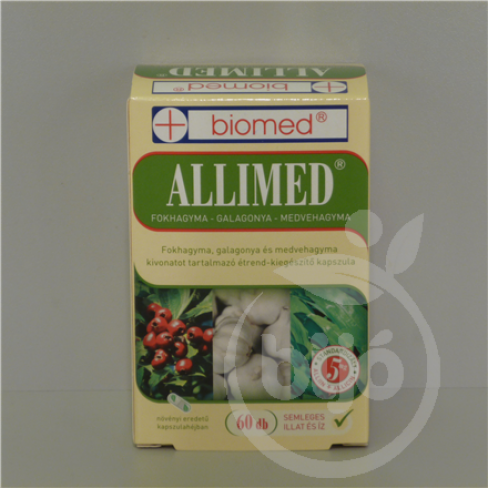 Vásároljon Biomed allimed kapszula 60db terméket - 2.456 Ft-ért