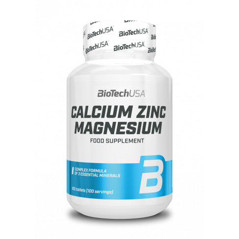 Vásároljon Biotech calcium-zinc-magnesium tabletta 100db terméket - 2.448 Ft-ért