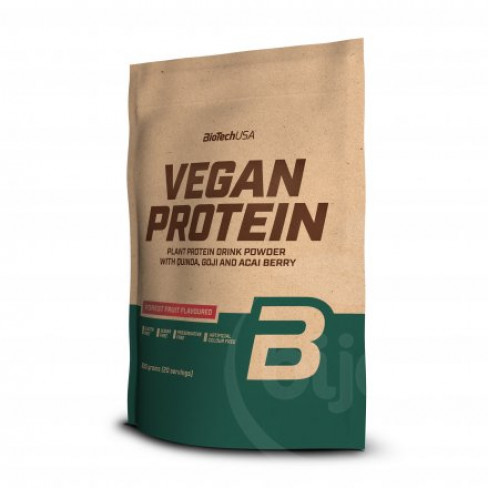 Vásároljon Biotech vegan protein erdei gyümölcs ízű fehérje italpor 500 g terméket - 4.856 Ft-ért