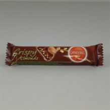 Canderel crispy almonds tejcsokoládé szelet gabona-mandula 27g