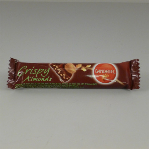 Vásároljon Canderel crispy almonds tejcsokoládé szelet gabona-mandula 27g terméket - 429 Ft-ért