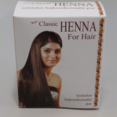 Vásároljon Classic henna színtelen hajkondicionáló por 100g terméket - 1.297 Ft-ért