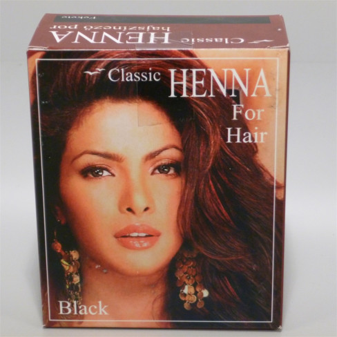 Vásároljon Classic henna fekete hajszínező por 100g terméket - 2.161 Ft-ért