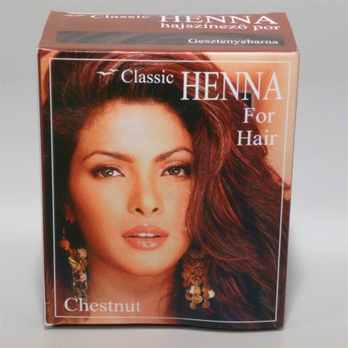 Vásároljon Classic henna gesztenyebarna hajszínező por 100g terméket - 2.161 Ft-ért
