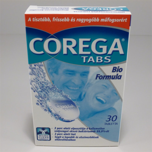 Vásároljon Corega tabs műfogsor tisztító tabletta 30db terméket - 1.411 Ft-ért
