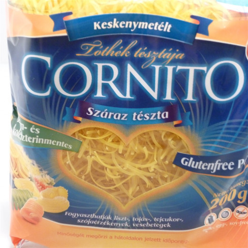 Vásároljon Cornito gluténmentes tészta keskenymetélt 200g terméket - 375 Ft-ért