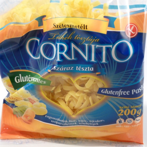 Vásároljon Cornito gluténmentes tészta szélesmetélt 200g terméket - 375 Ft-ért