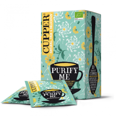 Vásároljon Bio cupper organic purify me tea 20db terméket - 968 Ft-ért