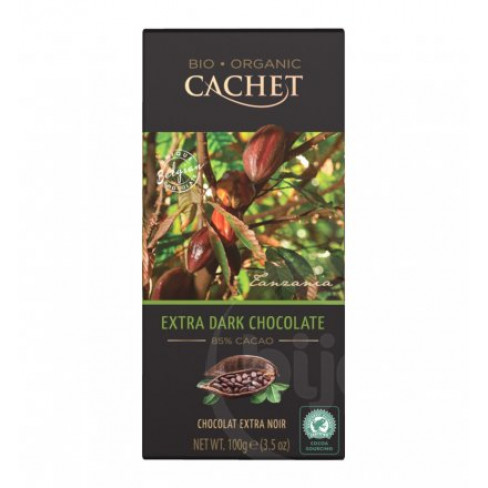 Vásároljon Cachet bio táblás étcsokoládé 85% 100g terméket - 1.089 Ft-ért