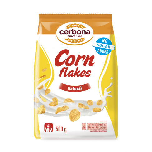 Vásároljon Cerbona fitt reggeli kukoricapehely búzarostokkal 500g terméket - 538 Ft-ért