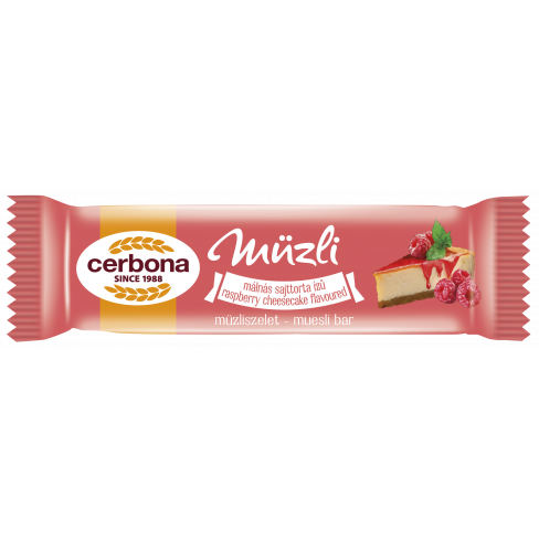CERBONA SZELET MÁLNÁS SAJTTORTA 20 G