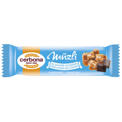 CERBONA SZELET SÓS KARAMELLÁS-ÉTCSOKOLÁDÉS 20 G