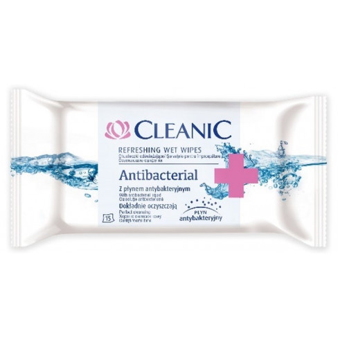Vásároljon Cleanic törlőkendő antibacterial 15 db terméket - 205 Ft-ért