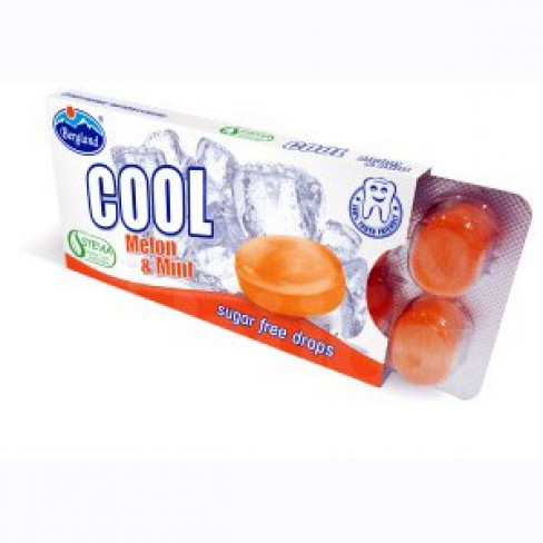 Vásároljon Cool melon&mint sárgadinnye-mentol ízű cukormentes cukorka 16g terméket - 149 Ft-ért