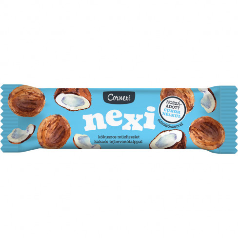 Vásároljon Cornexi nexi kókuszos müzli szelet kakaós tejbevonó talppal 25 g terméket - 78 Ft-ért