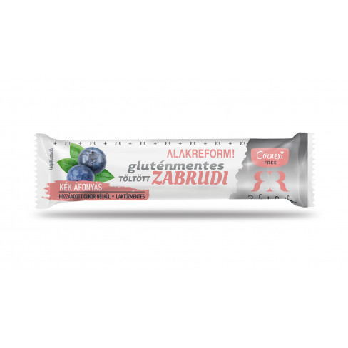 CORNEXI ZABRUDI ALAKREFORM KÉK ÁFONYÁS TÖLTELÉKKEL TÖLTÖTT ZABRÚD KAKAÓS BEVONATTAL, ÉDESÍTŐSZERREL HCN 30 G