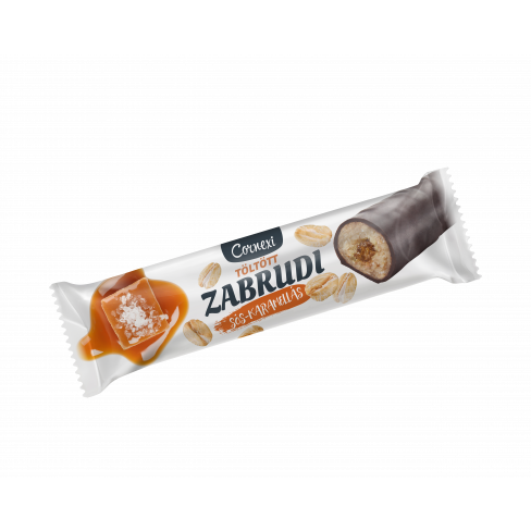 CORNEXI ZABRUDI SÓS KARAMELLÁS TÖLTELÉKKEL TÖLTÖTT ZABRÚD KAKAÓS BEVONATTAL 30 G
