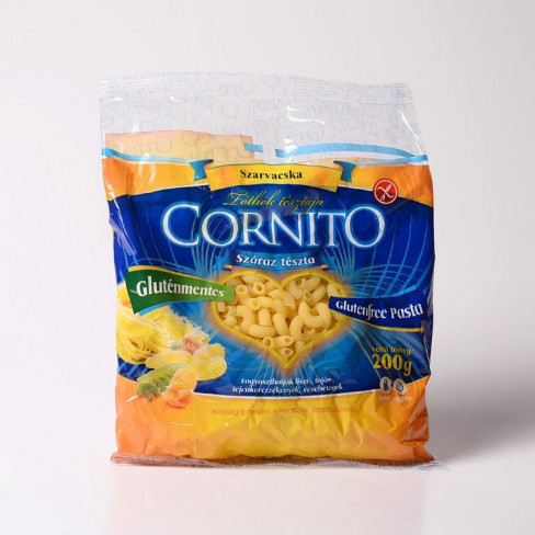 Vásároljon Cornito gluténmentes tészta szarvacska 200g terméket - 375 Ft-ért