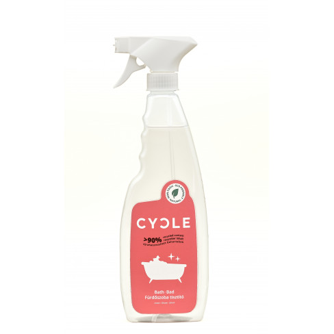 Vásároljon CYCLE újrahasznosított Fürdőszobai-tisztító szórófejes 500ml terméket - 1.073 Ft-ért
