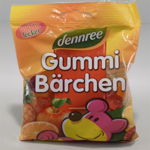 Vásároljon Dennree bio gumicukor gumimacis 100g terméket - 745 Ft-ért