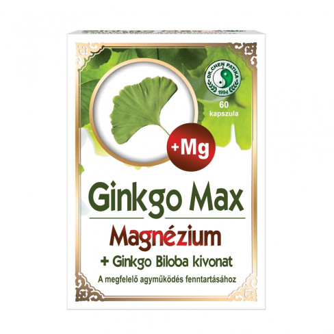 Vásároljon Ginkgo max kapszula magnéziummal 60db terméket - 2.259 Ft-ért