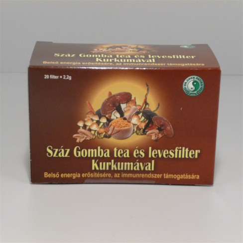 Vásároljon Dr.chen keleti gomba tea és levesfilter kurkumával 20x2,2g 44g terméket - 1.032 Ft-ért