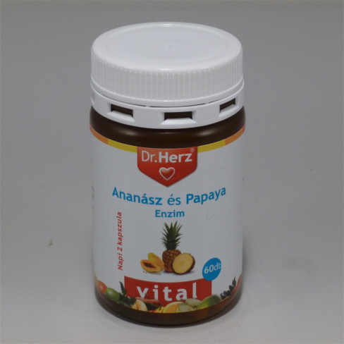 Vásároljon Dr.herz ananász-papaya enzim kapszula 60db terméket - 3.305 Ft-ért