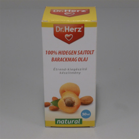 Vásároljon Dr.Herz barackmag olaj 100% hidegen sajtolt 50ml terméket - 1.837 Ft-ért