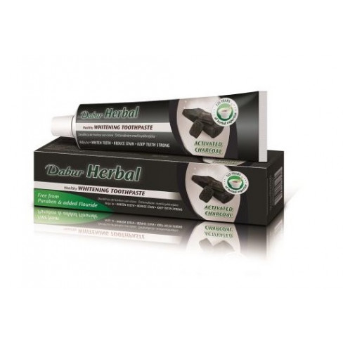Vásároljon Dabur gyógynövényes fogkrém aktív szénnel 100ml terméket - 1.670 Ft-ért