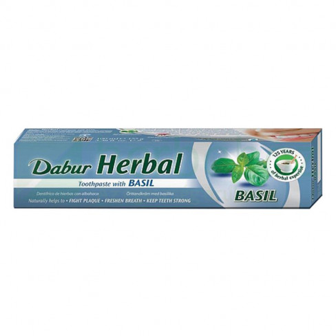 Vásároljon Dabur herbal fogkrém basil 100ml terméket - 1.647 Ft-ért