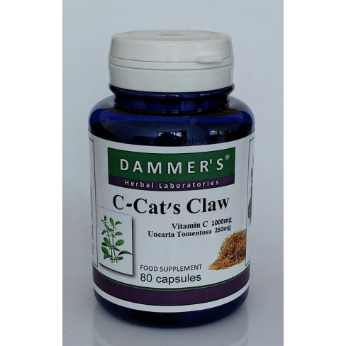Vásároljon Dammers c-cats claw  macskakarom kapszula 80db terméket - 3.241 Ft-ért