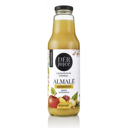 Vásároljon Dér juice almalé gyömbérrel 750ml terméket - 1.002 Ft-ért