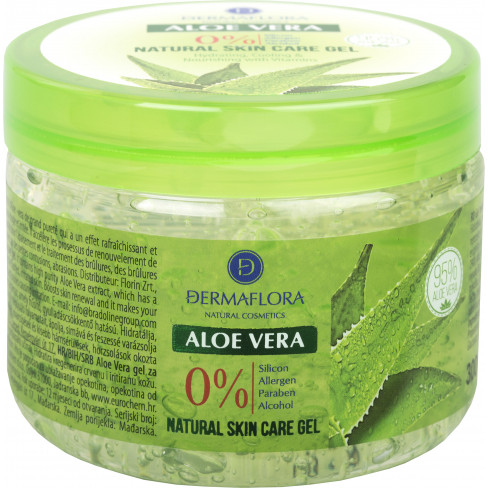 DERMAFLORA 0% ALOE VERA GÉL 300 ML