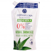 DERMAFLORA 0% TUSFÜRDŐ UTÁNTÖLTŐ ALOE VERA 500 ML