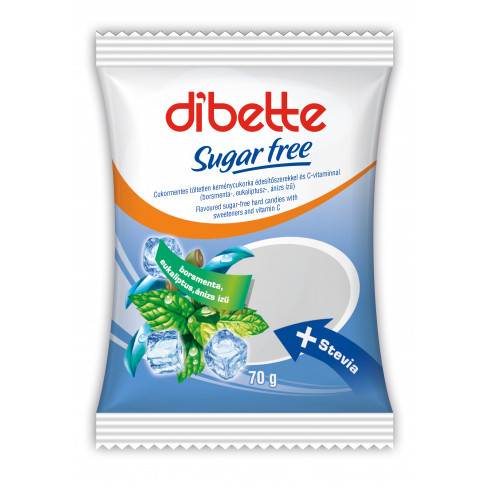 Vásároljon Diabette wellness vegyesmentol ízű cukormentes töltetlen kem 70g terméket - 366 Ft-ért