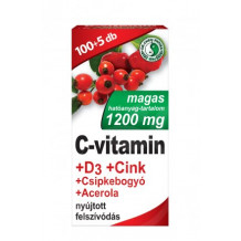 Dr.chen c-vitamin 1200mg+d3+cink+acerola+csipkebogyó tablett 105db