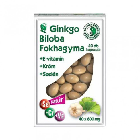 Vásároljon Dr.chen ginkgo biloba garlic kapszula 40db terméket - 1.715 Ft-ért