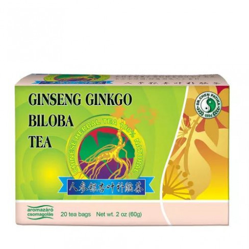 Vásároljon Dr.chen ginseng-ginkgo-zöld tea 20x3g 60g terméket - 810 Ft-ért