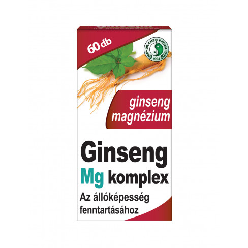 Vásároljon Dr.chen ginseng magnézium komplex kapszula 60db terméket - 2.652 Ft-ért