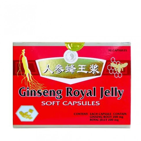 Vásároljon Dr.chen ginseng royal jelly lágyzselatin kapszula 30db terméket - 1.484 Ft-ért