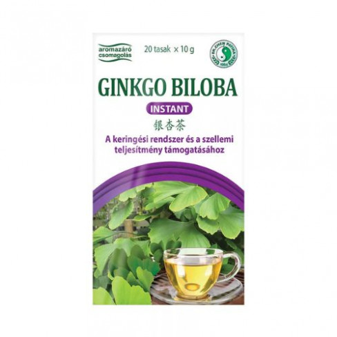 Vásároljon Dr.chen instant ginkgo biloba tea 20x1g 20db terméket - 1.016 Ft-ért