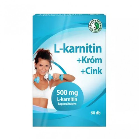 Vásároljon Dr.chen l-karnitin 500, króm és cink kapszula 60db terméket - 2.270 Ft-ért