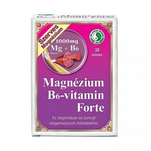 Vásároljon Dr.chen magnézium b6-vitamin forte tabletta 30db terméket - 1.135 Ft-ért