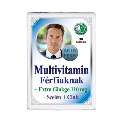 Vásároljon Dr.chen multivitamin férfiaknak + extra gingko 30db terméket - 1.921 Ft-ért