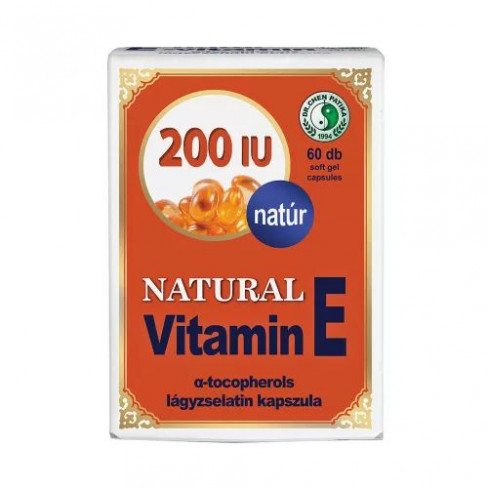 Vásároljon Dr.chen natural vitamin e 200 kapszula 60db terméket - 2.357 Ft-ért